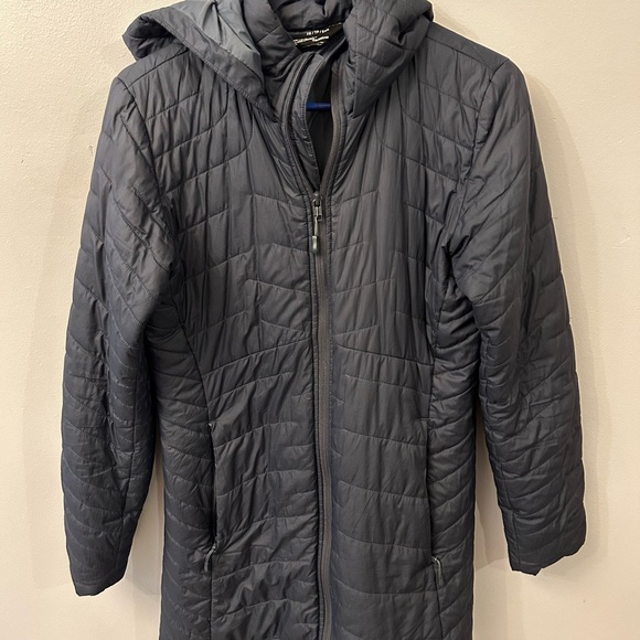 Under Armour Dark Gray/Green Quilted Puffer Jacket - Picture 1 of 3